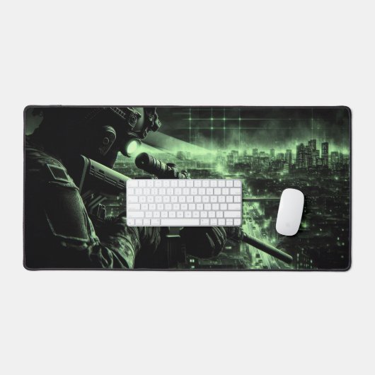 Tactical Black Ops-ontwerp Bureaumat (Keyboard & Muis)
