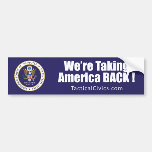 Tactical Civics™ Bumpersticker (Voorkant)
