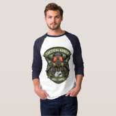 Tactical Gamer Military Badge Emblem T-shirt (Voorkant volledig)