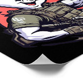 Tactical Ghost Schattige Ghost Halloween Spooky Se Poster (Hoek)