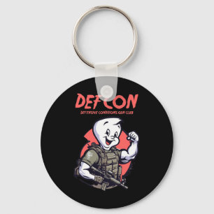 Tactical Ghost Schattige Ghost Halloween Spooky Se Sleutelhanger