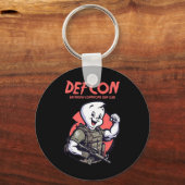 Tactical Ghost Schattige Ghost Halloween Spooky Se Sleutelhanger (Voorkant)