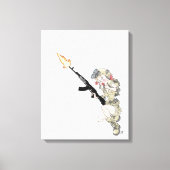 "Tactical Pinup - Oopsie" print van Jaime Munt (Voorkant)