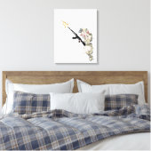 "Tactical Pinup - Oopsie" print van Jaime Munt (Insitu (Slaapkamer))