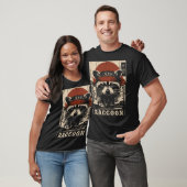 Tactical Raccoon in hoofddeksel T-shirt (Unisex)