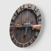 Tactical Rifle Barrel Wood Grote Klok (Hoek)