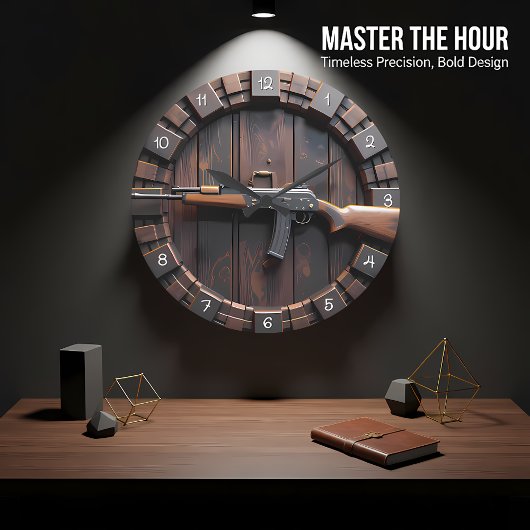 Tactical Rifle Barrel Wood Grote Klok