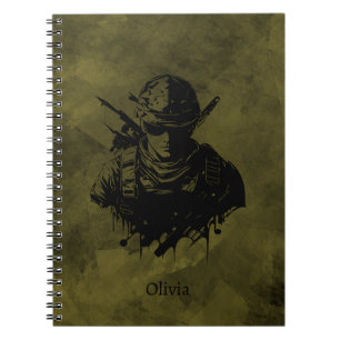 Tactical Soldier Notitieboek - noodlijdende soldat
