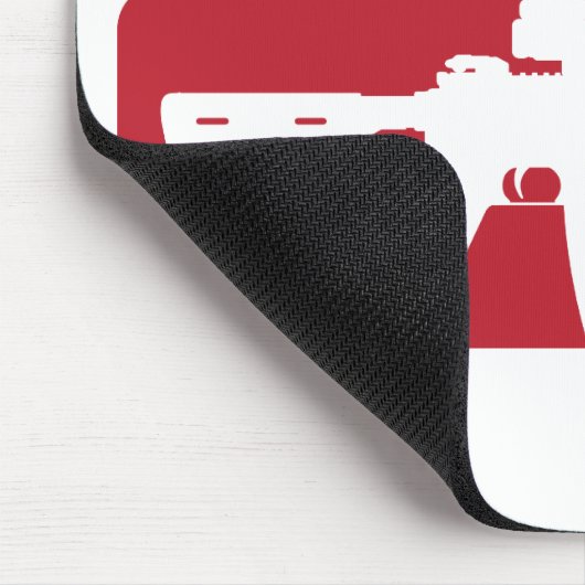Tacticool - rood muismat (Hoek)