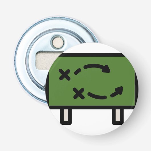 tactiek button flesopener (Voorkant)