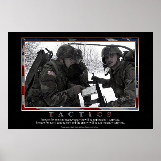Tactiek Poster (Voorkant)