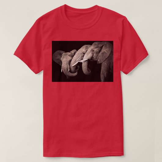 Tactiele boomstammen t-shirt (Design voorkant)