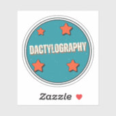 Tactigrafie Sticker (Vel)