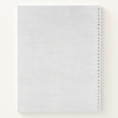 Tactile Linen-Look Textured 'Unsent Letters' Notitieboek (Achterkant)