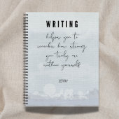 Tactile Natural Fiber Linen-Look Icy Blue Notitieboek