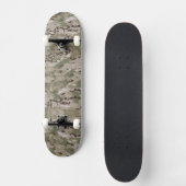 Tactisch camouflagepatroon persoonlijk skateboard (Voorkant)