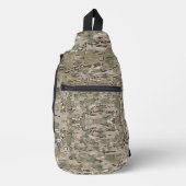 Tactisch camouflagepatroon sling bag (Voorkant)