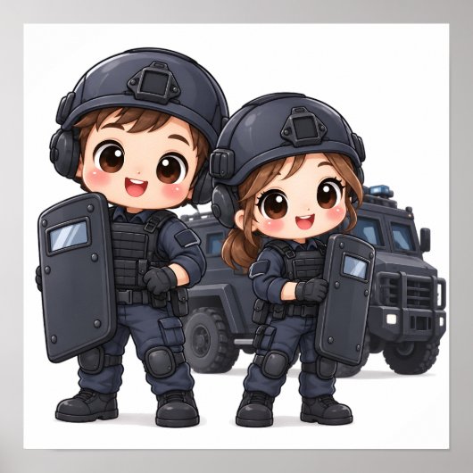 Tactisch Duo Poster (Voorkant)