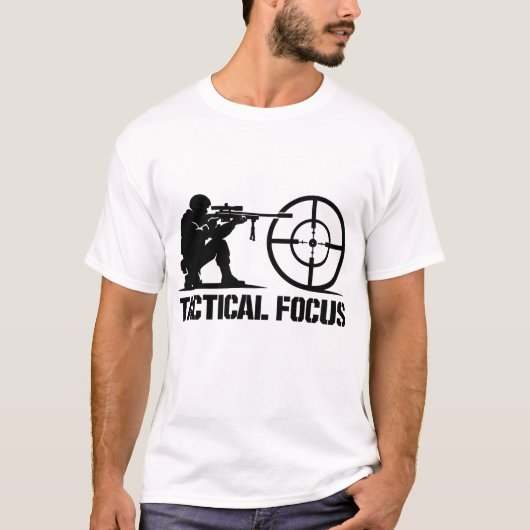 Tactisch Focus Sniper Doel T-Shirt (Voorkant)