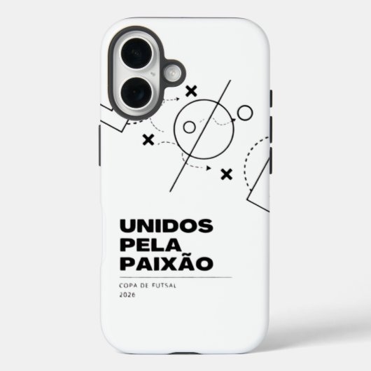 Tactisch Meesterbrein" iPhone - 2026 Futsal-editie Case-Mate iPhone Case (Achterkant)