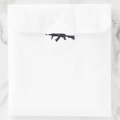 Tactische AK47 Aanvalsgeweer Links Profiel Sticker (Tas)