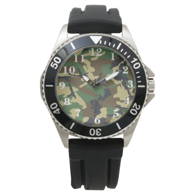Tactische camo horloge (Voorkant)