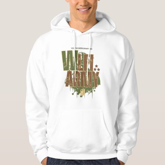 Tactische camo van het WLFI-leger voor Crypto Hust Hoodie (Voorkant)