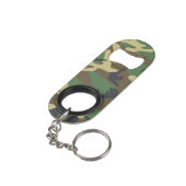 Tactische camouflage mini flessenopener (Achterkant Gekanteld)