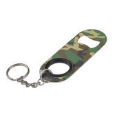 Tactische camouflage mini flessenopener (Voorkant Gekanteld)
