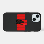 Tactische Cowboy Pistoolschutter Wilde Westen West iPhone 15 Case (Achterkant horizontaal)
