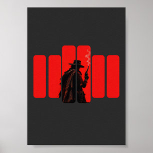 Tactische Cowboy Pistoolschutter Wilde Westen West Poster