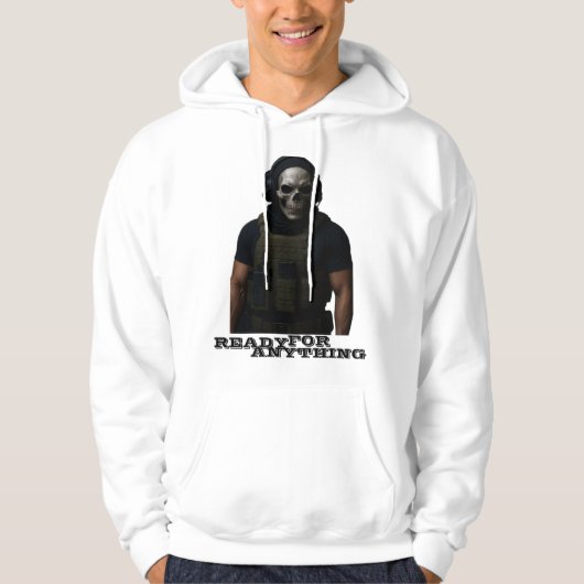 Tactische Elite Skull Sweatshirt - Stealth Precisi (Voorkant)