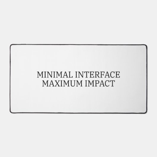 Tactische fundering | Minimaal interface-commando  Bureaumat (Voorkant)