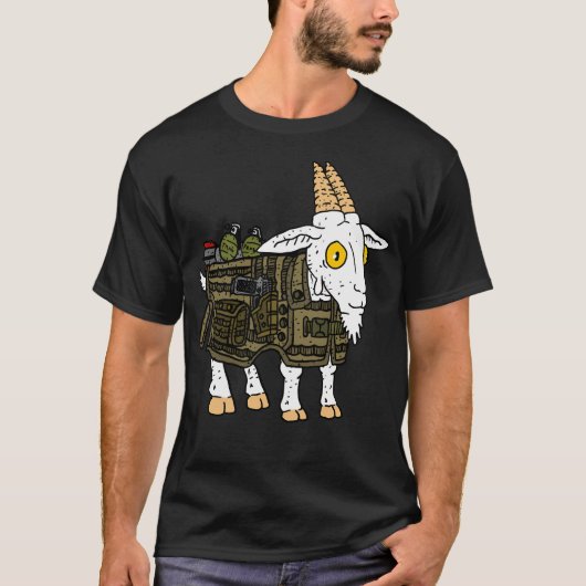 Tactische geit. t-shirt (Voorkant)