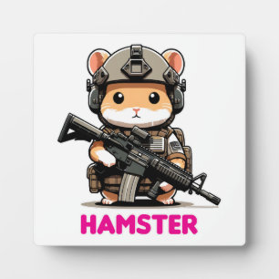 Tactische Hamster Fotoplaat