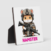 Tactische Hamster Fotoplaat (Voorkant)