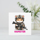 Tactische hamster kaart (Staand voorkant)