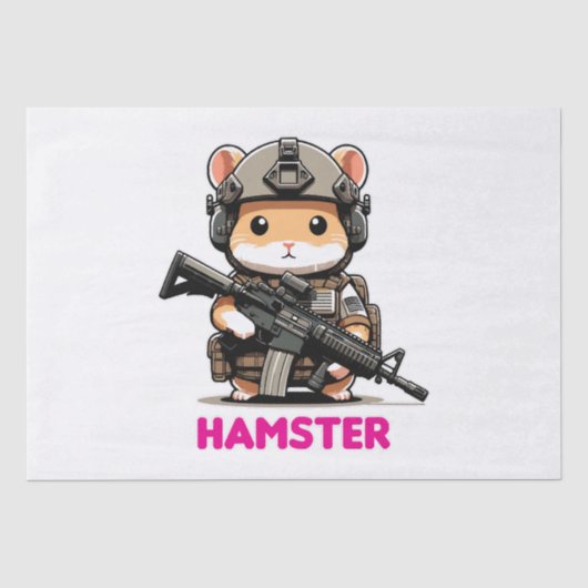 Tactische Hamster Tissuepapier (Voorkant)
