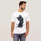 Tactische helm FPS Gamer T-shirt (Voorkant volledig)