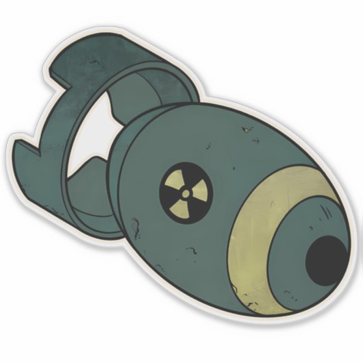 tactische kernbom sticker (Voorkant)