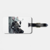 Tactische muis bagagelabel (Achterkant horizontaal)