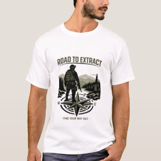 Tactische Overlevingsraid - Militair Gamer T-Shirt