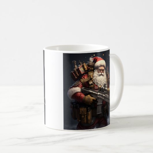 Tactische Sinterklaas vakantie Koffie Mok (Voorkant rechts)
