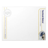 Tactische Stadssamenleving™ 5.5" x 6" Notitieblok (Voorkant)
