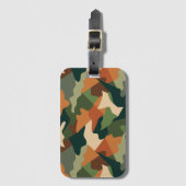 Tactische Trench camouflage Bagagelabel (Voorkant (verticaal))