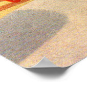 Tacup rijden in de jaren '60 op het pretpark poster (Hoek)