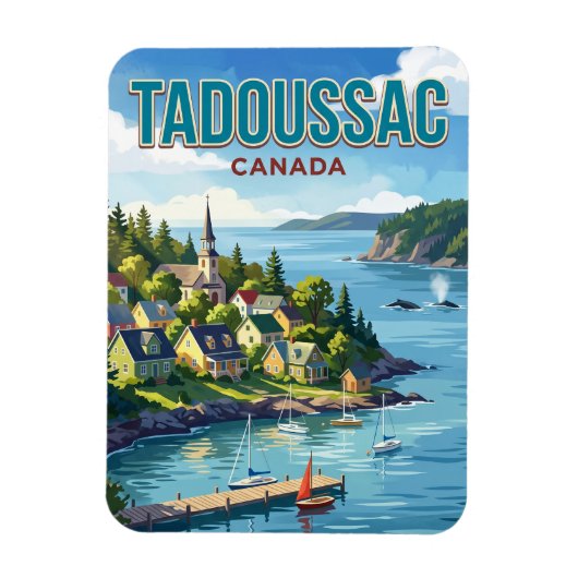 Tadoussac, Quebec, Canada Canada Magneet (Verticaal)