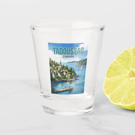 Tadoussac, Quebec, Canada Canada Shot Glas (Voorkant)