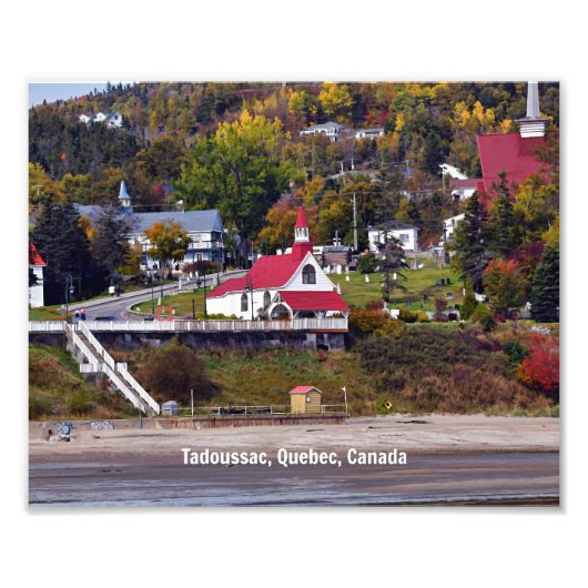 Tadoussac, Quebec, Canada Foto Afdruk (Voorkant)