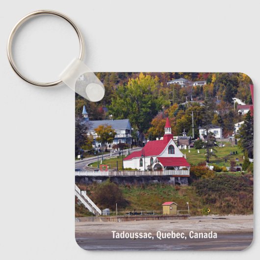 Tadoussac, Quebec, Canada Sleutelhanger (Voorkant)